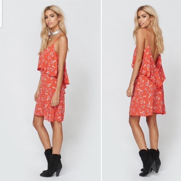 Blu moon Geo chevron  pattern dress low back - Picture 2 of 10